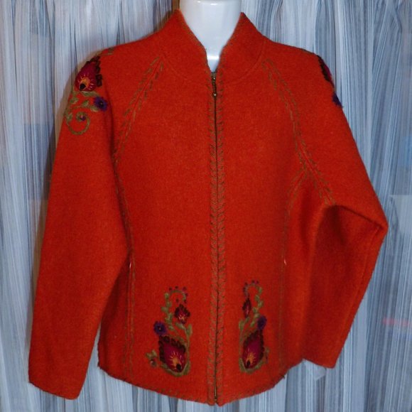 Icelandic Design | Sweaters | Icelandic Design Pumpkin Color Wool ...